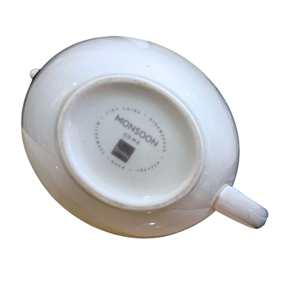 Colorful Denby Monsoon Cosmic Fine China England Teapot ~ A Rare Vintage Gem - Picture 14 of 16